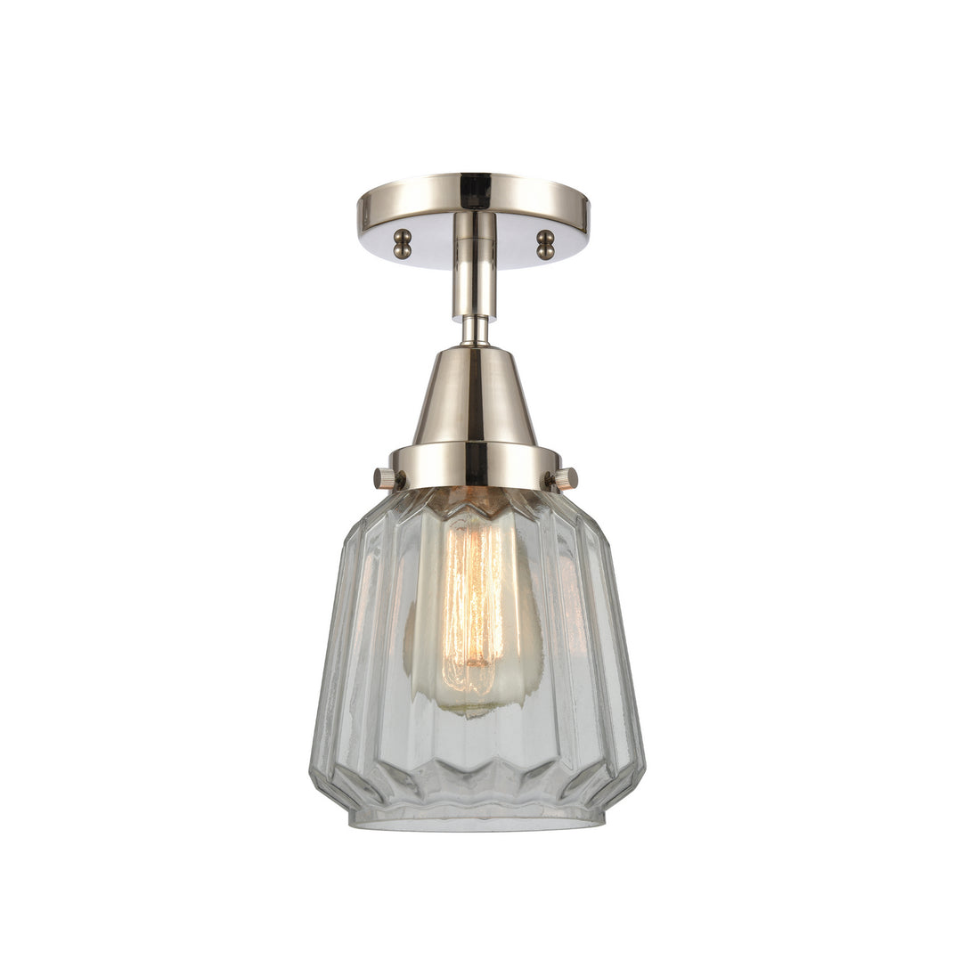 Innovations Caden 447-1C-PN-G142-LED Ceiling Light - Polished Nickel