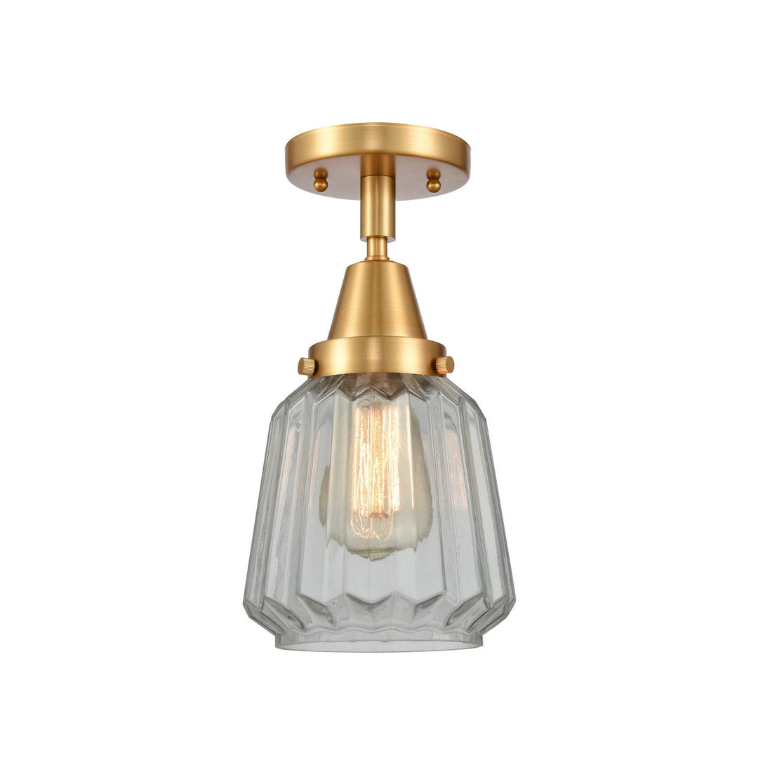 Innovations Caden 447-1C-SG-G142-LED Ceiling Light - Satin Gold