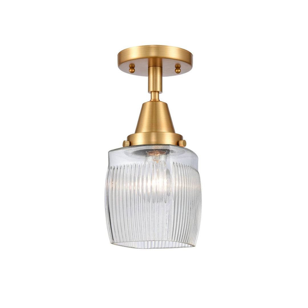 Innovations Caden 447-1C-SG-G302-LED Ceiling Light - Satin Gold