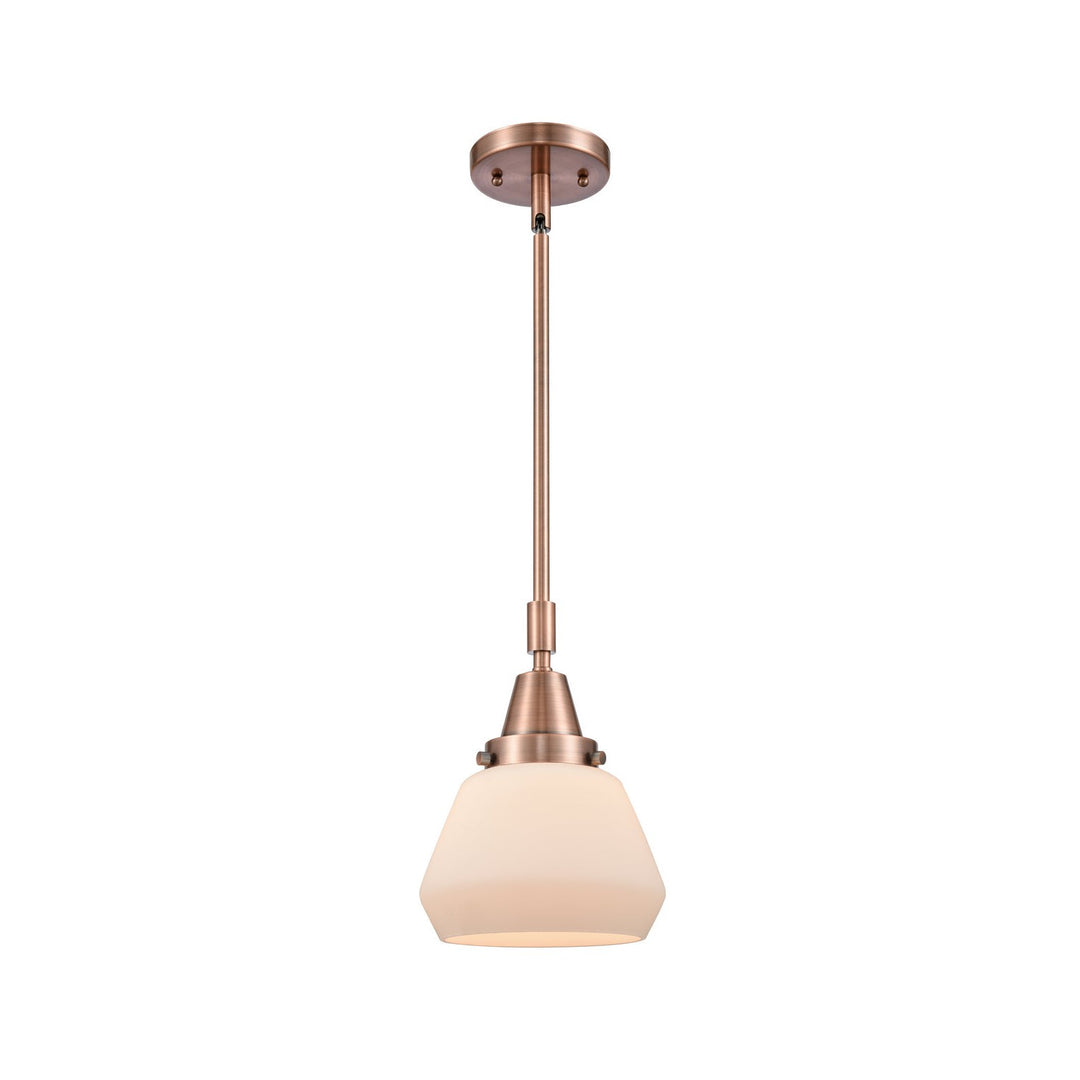 Innovations Caden 447-1S-AC-G171 Pendant Light - Antique Copper