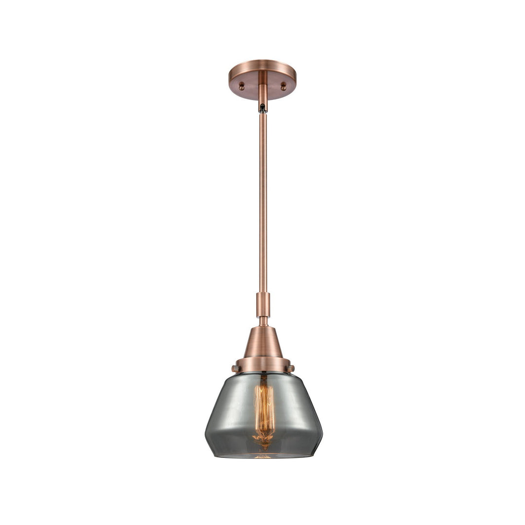 Innovations Caden 447-1S-AC-G173 Pendant Light - Antique Copper