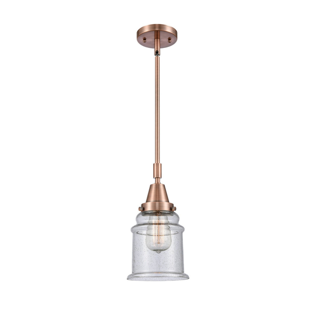 Innovations Caden 447-1S-AC-G184 Pendant Light - Antique Copper