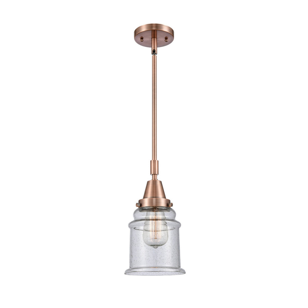 Innovations Caden 447-1S-AC-G184-LED Pendant Light - Antique Copper