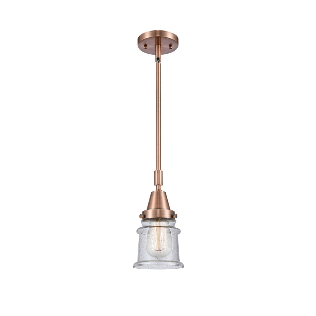 Innovations Caden 447-1S-AC-G184S Pendant Light - Antique Copper