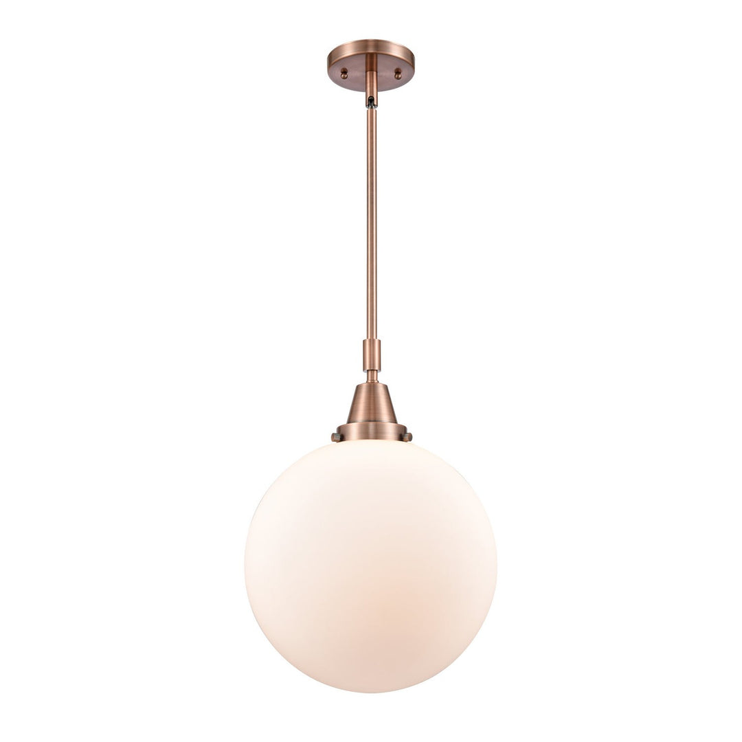 Innovations Caden 447-1S-AC-G201-12-LED Pendant Light - Antique Copper