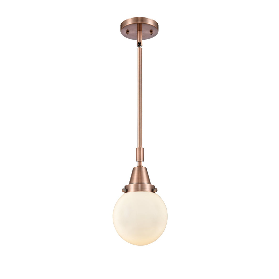 Innovations Caden 447-1S-AC-G201-6-LED Pendant Light - Antique Copper