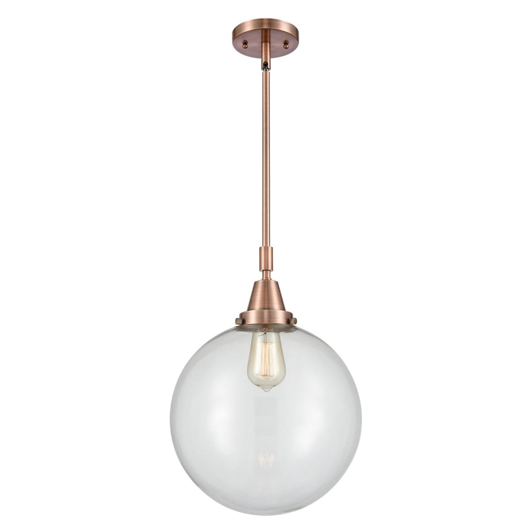 Innovations Caden 447-1S-AC-G202-12 Pendant Light - Antique Copper