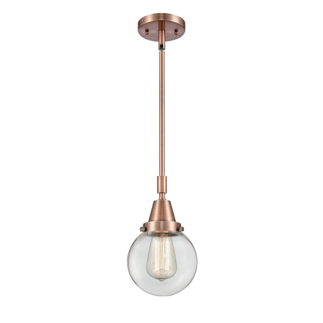 Innovations Caden 447-1S-AC-G202-6 Pendant Light - Antique Copper