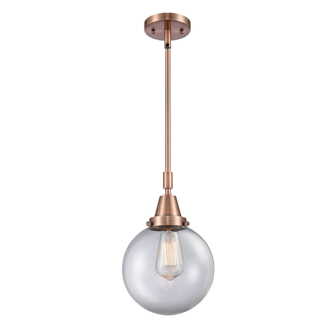 Innovations Caden 447-1S-AC-G202-8-LED Pendant Light - Antique Copper