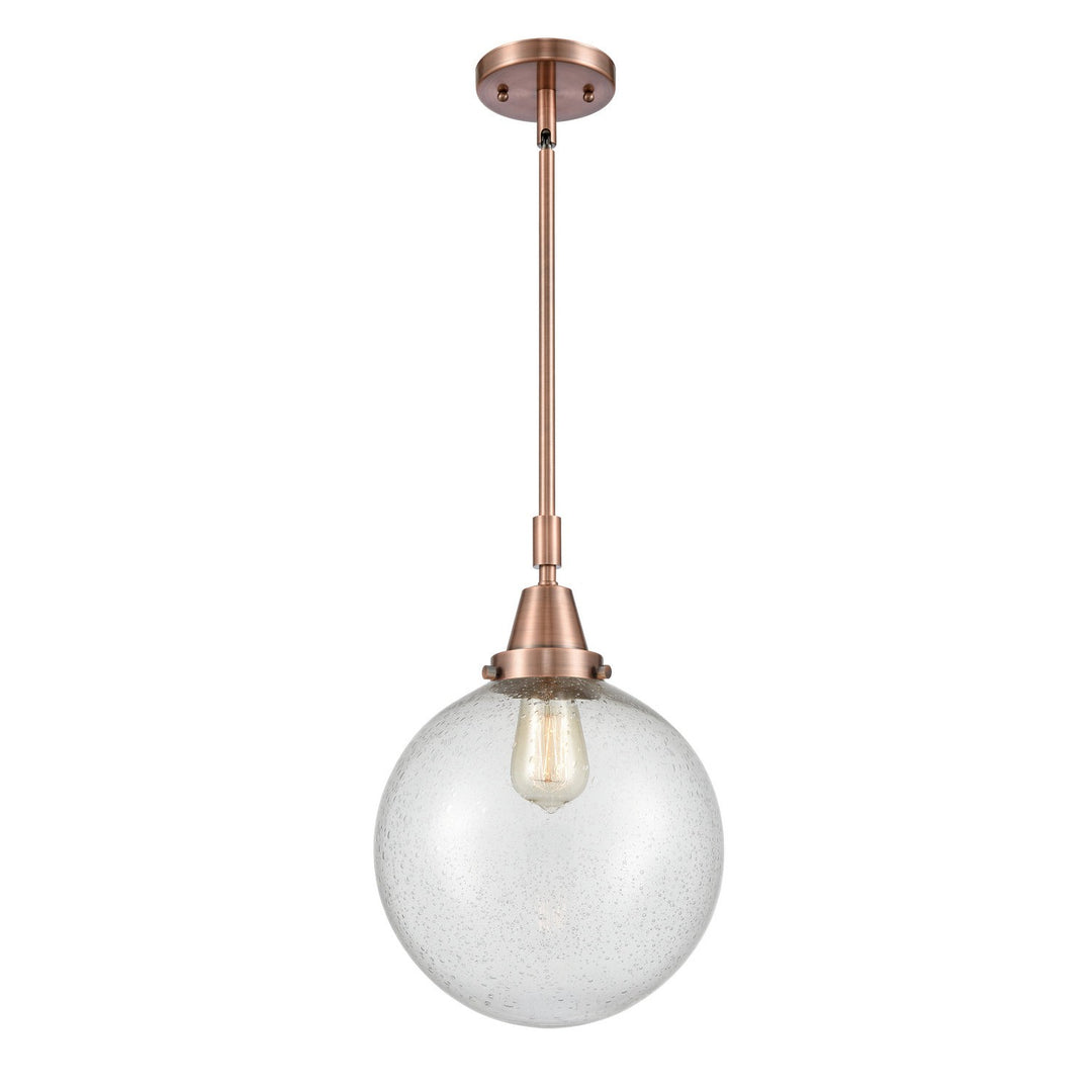 Innovations Caden 447-1S-AC-G204-10-LED Pendant Light - Antique Copper
