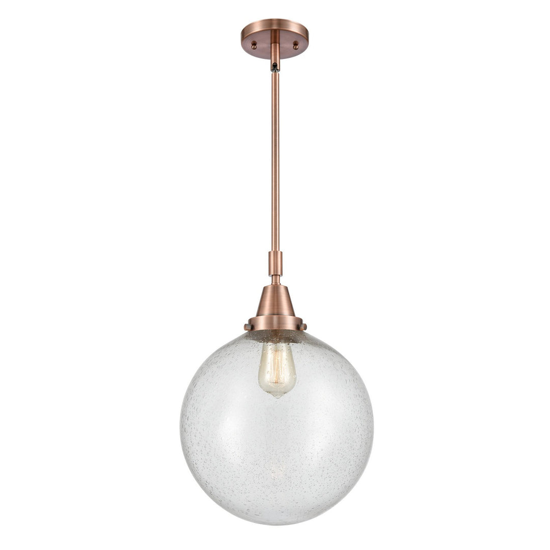 Innovations Caden 447-1S-AC-G204-12-LED Pendant Light - Antique Copper