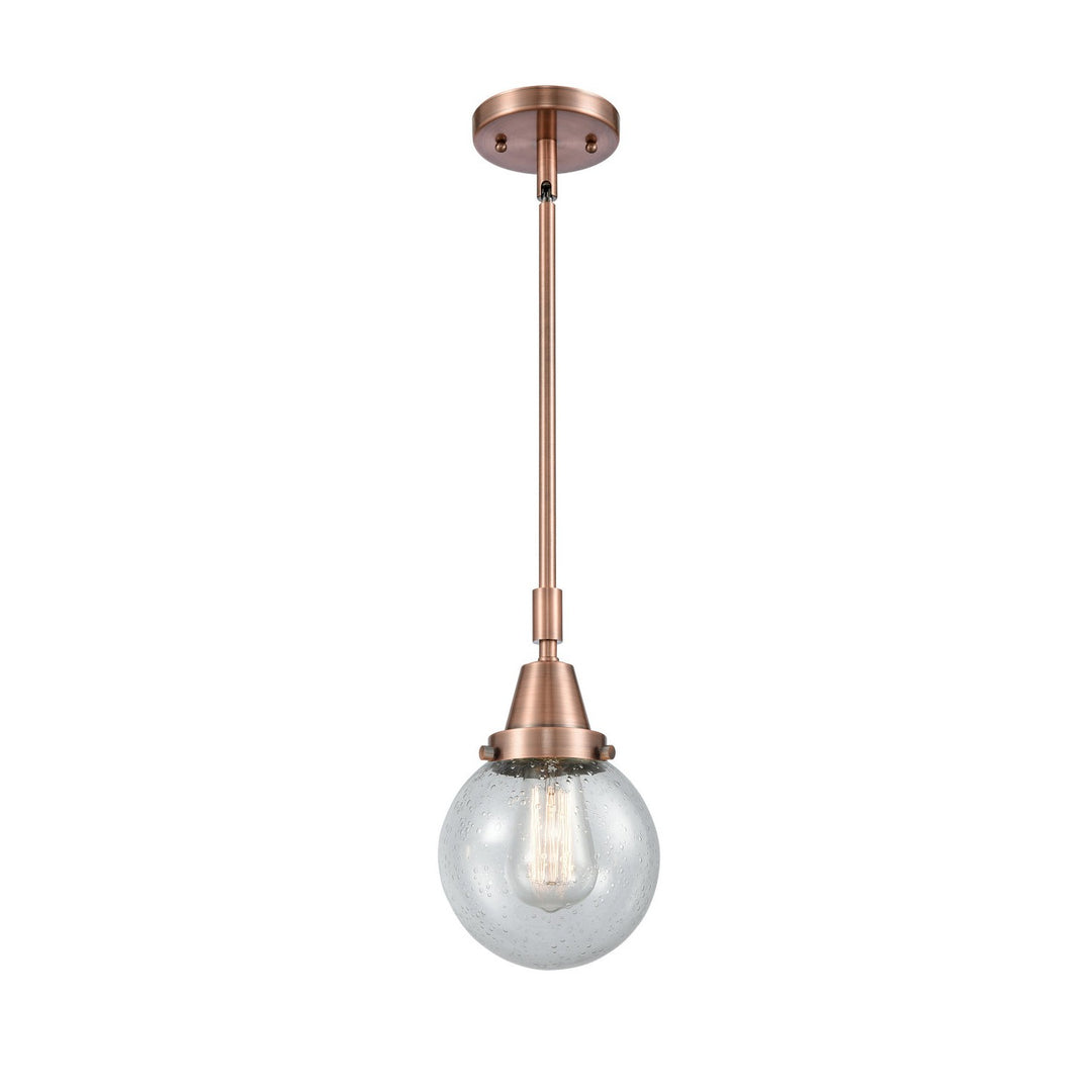 Innovations Caden 447-1S-AC-G204-6 Pendant Light - Antique Copper