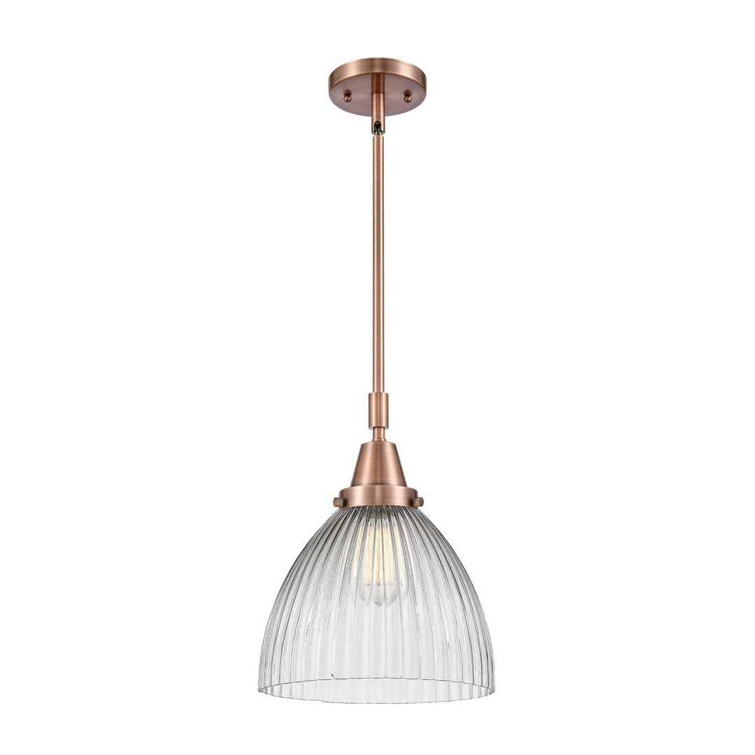 Innovations Caden 447-1S-AC-G222 Pendant Light - Antique Copper