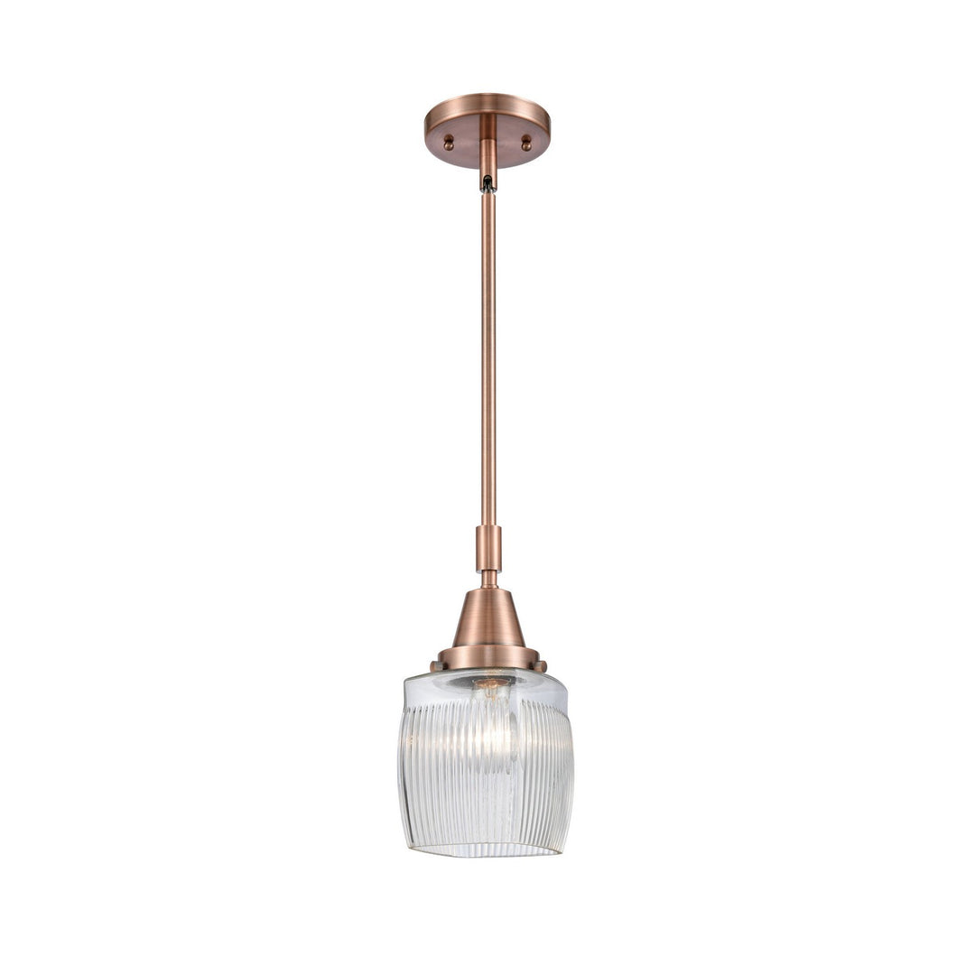 Innovations Caden 447-1S-AC-G302 Pendant Light - Antique Copper