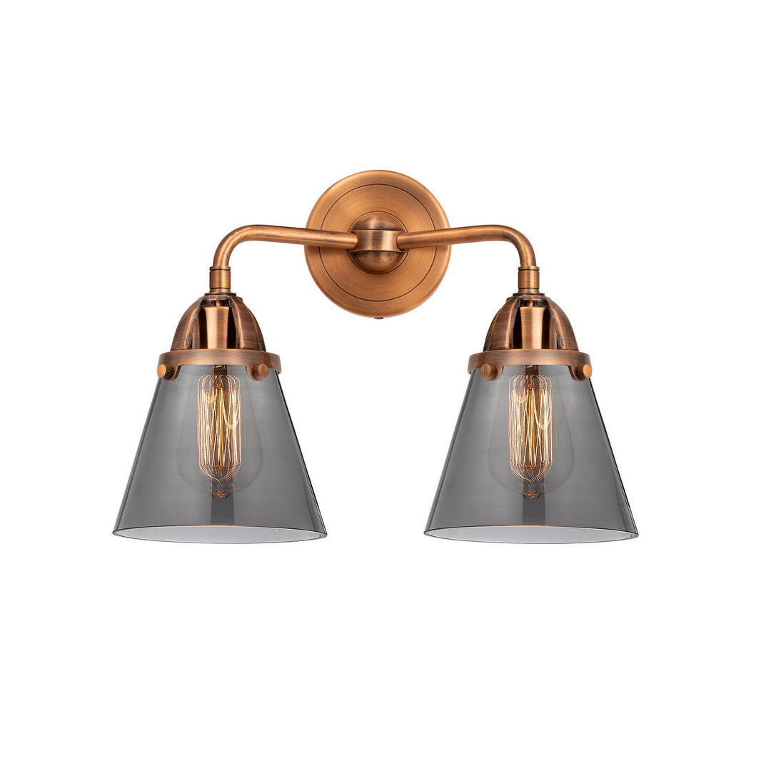 Innovations Nouveau 2 288-2W-AC-G63-LED Bath Vanity Light 15 in. wide - Antique Copper