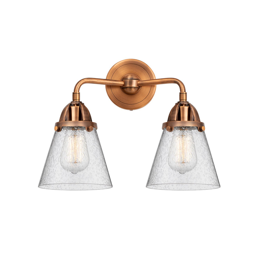 Innovations Nouveau 2 288-2W-AC-G64-LED Bath Vanity Light 15 in. wide - Antique Copper