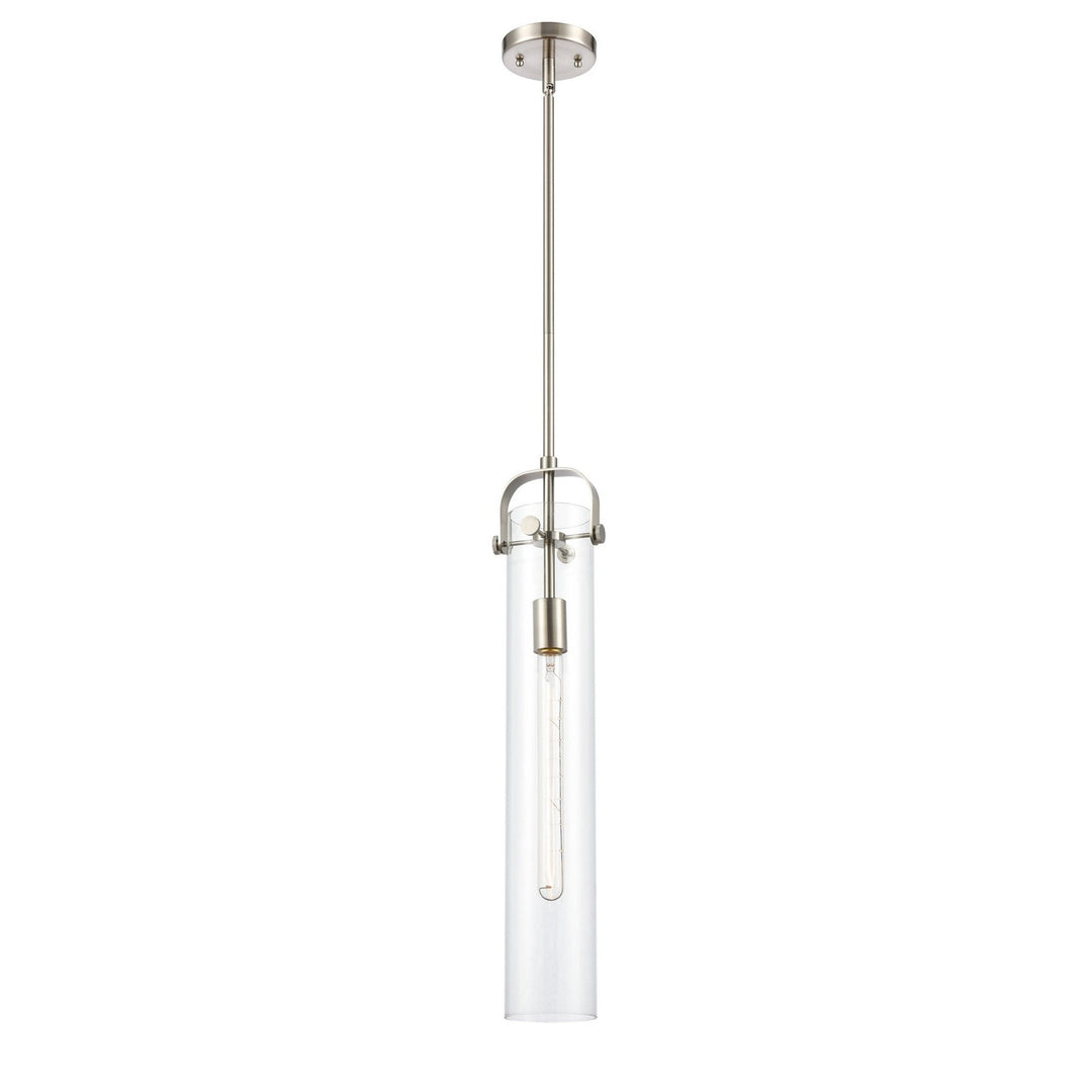 Innovations Restoration 413-1S-SN-4CL-LED Pendant Light - Brushed Satin Nickel