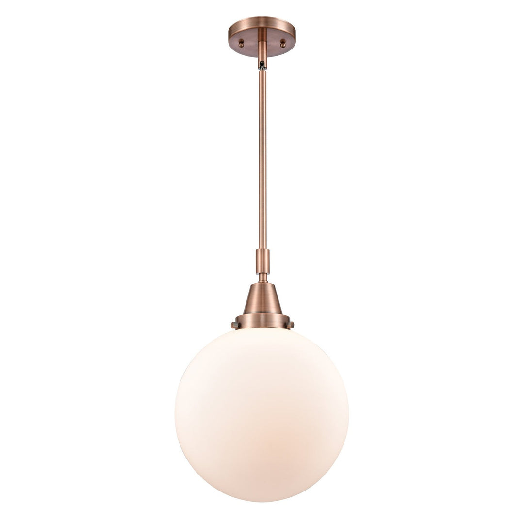 Innovations Caden 447-1S-AC-G201-10 Pendant Light - Antique Copper