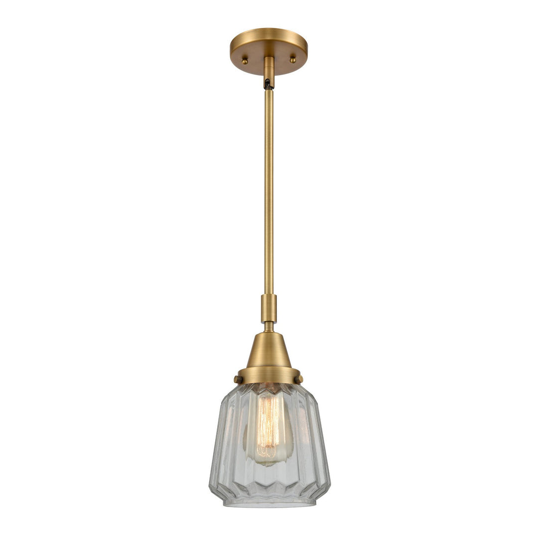 Innovations Caden 447-1S-BB-G142-LED Pendant Light - Brushed Brass