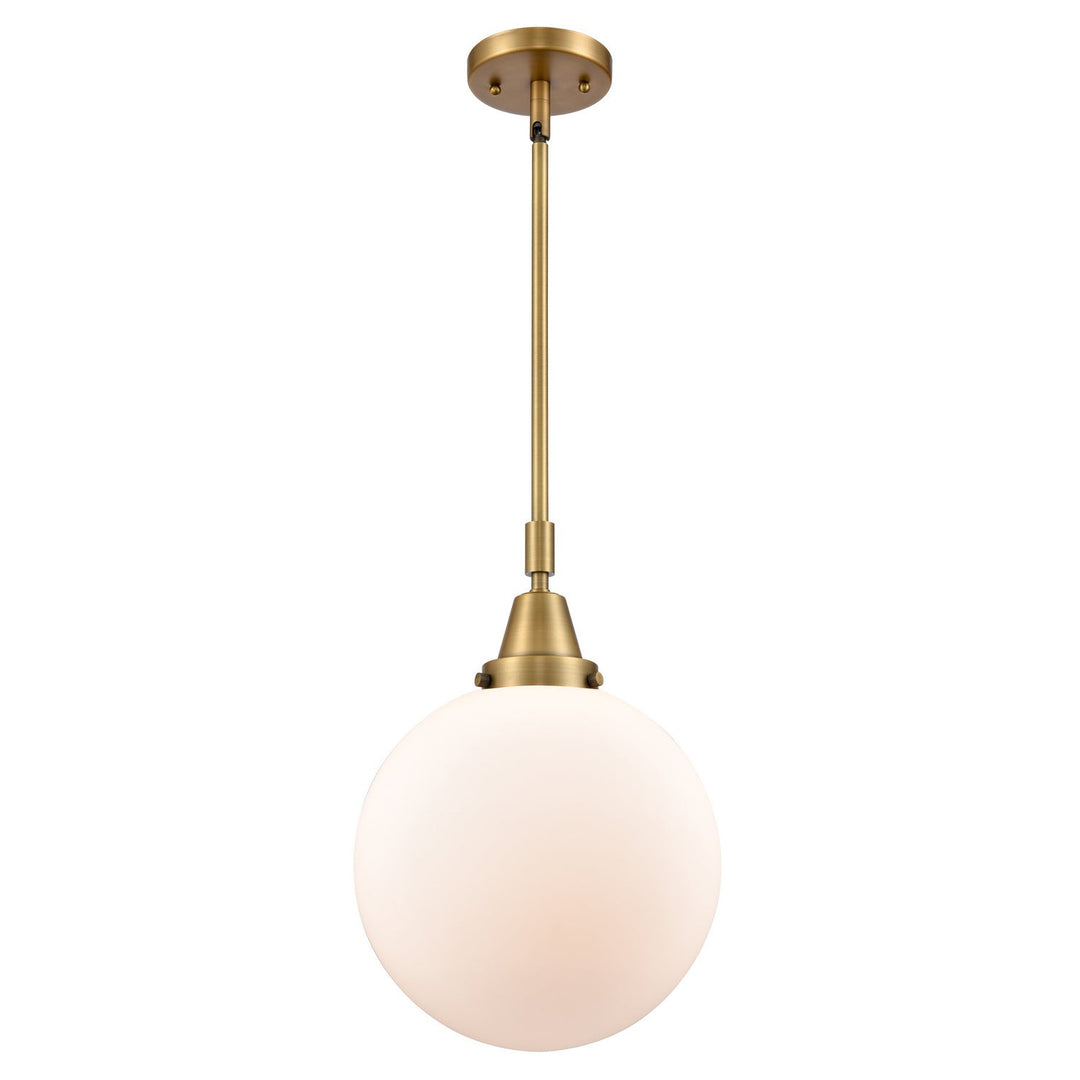 Innovations Caden 447-1S-BB-G201-10-LED Pendant Light - Brushed Brass