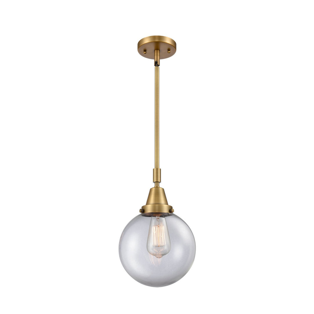 Innovations Caden 447-1S-BB-G202-8-LED Pendant Light - Brushed Brass