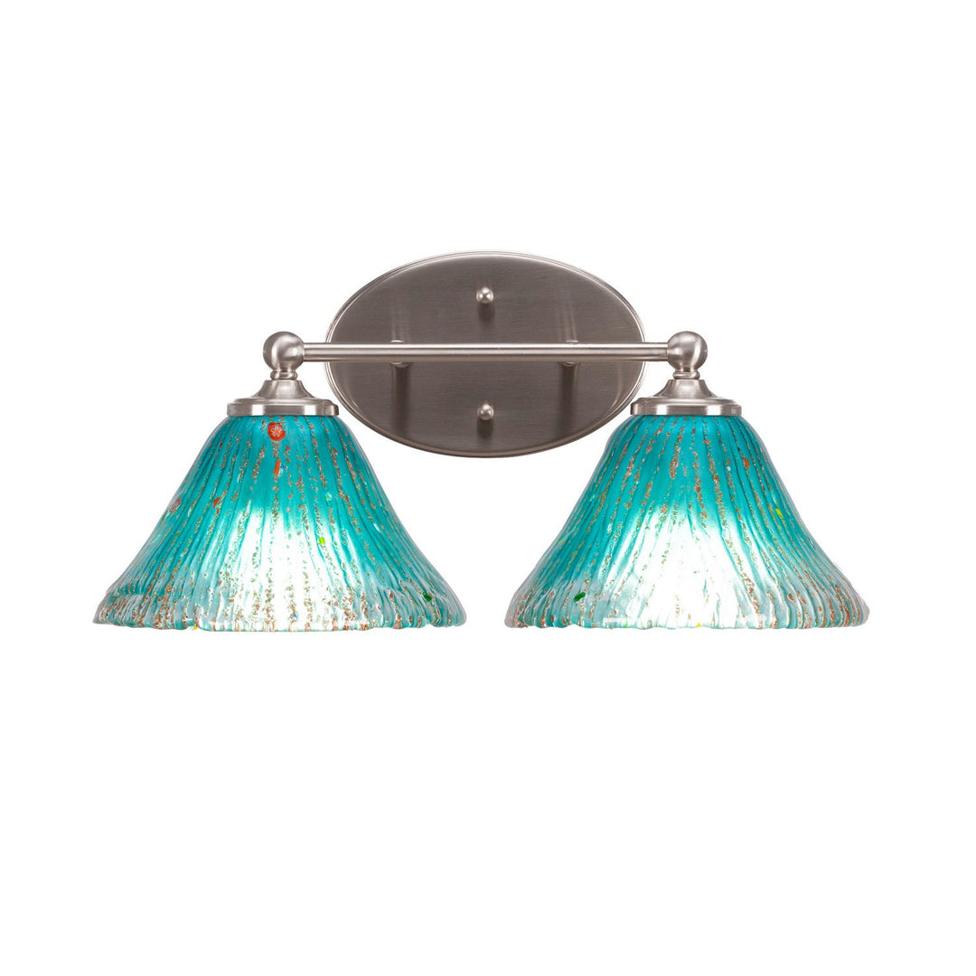 Toltec Capri 5912-bn-458 Bath Vanity Light 17 in. wide - Brushed Nickel