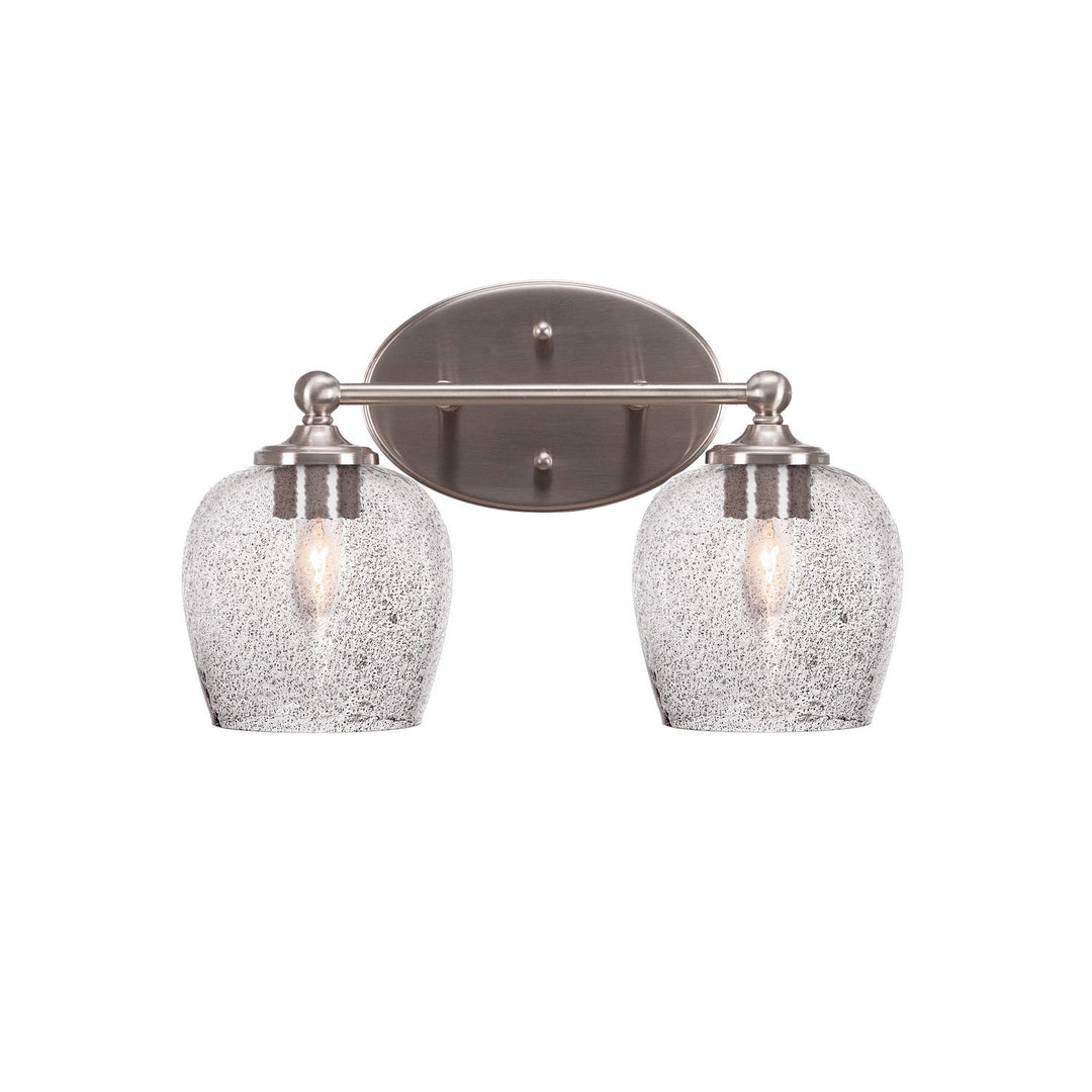 Toltec Capri 5912-bn-4812 Bath Vanity Light 15 in. wide - Brushed Nickel