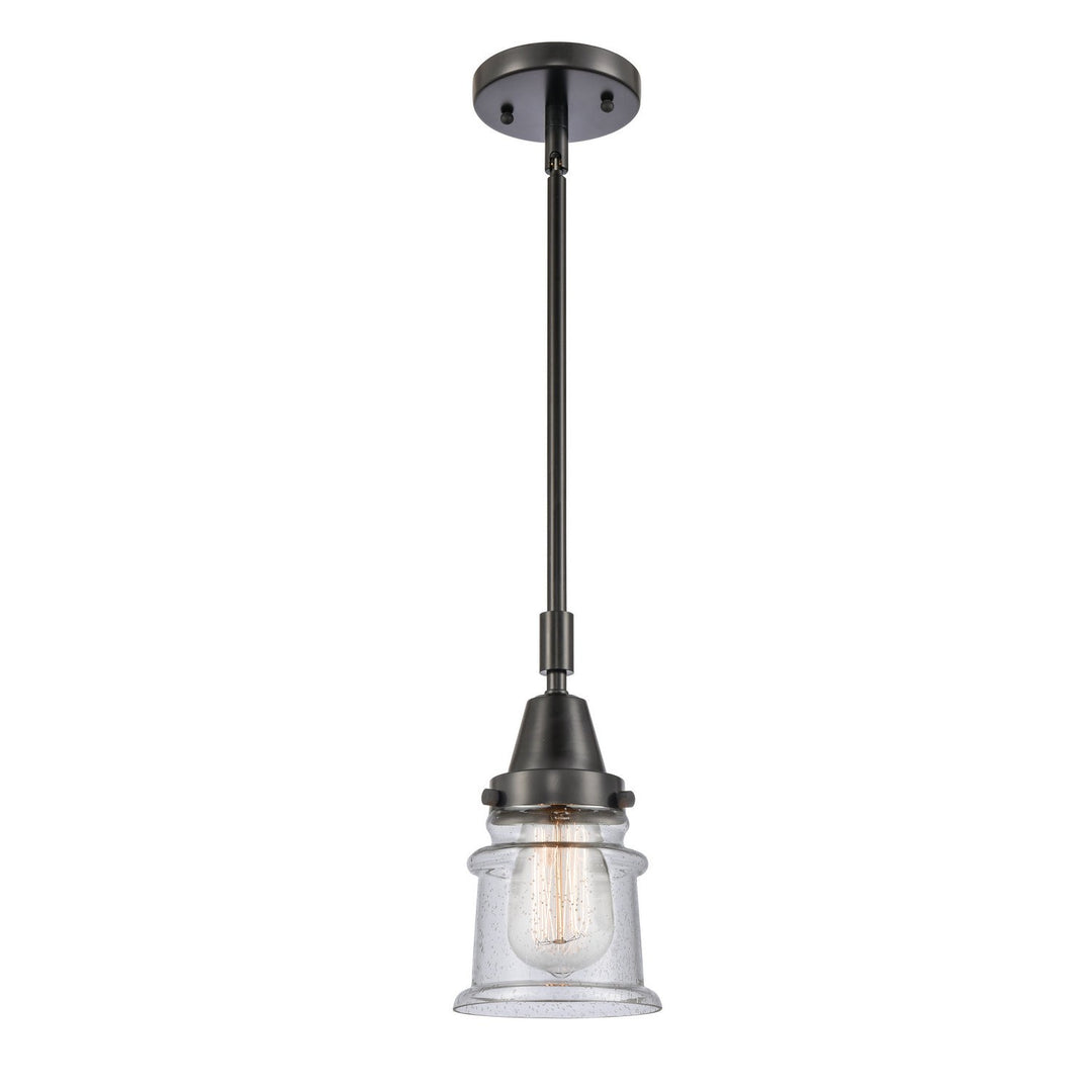 Innovations Caden 447-1S-BK-G184S Pendant Light - Matte Black