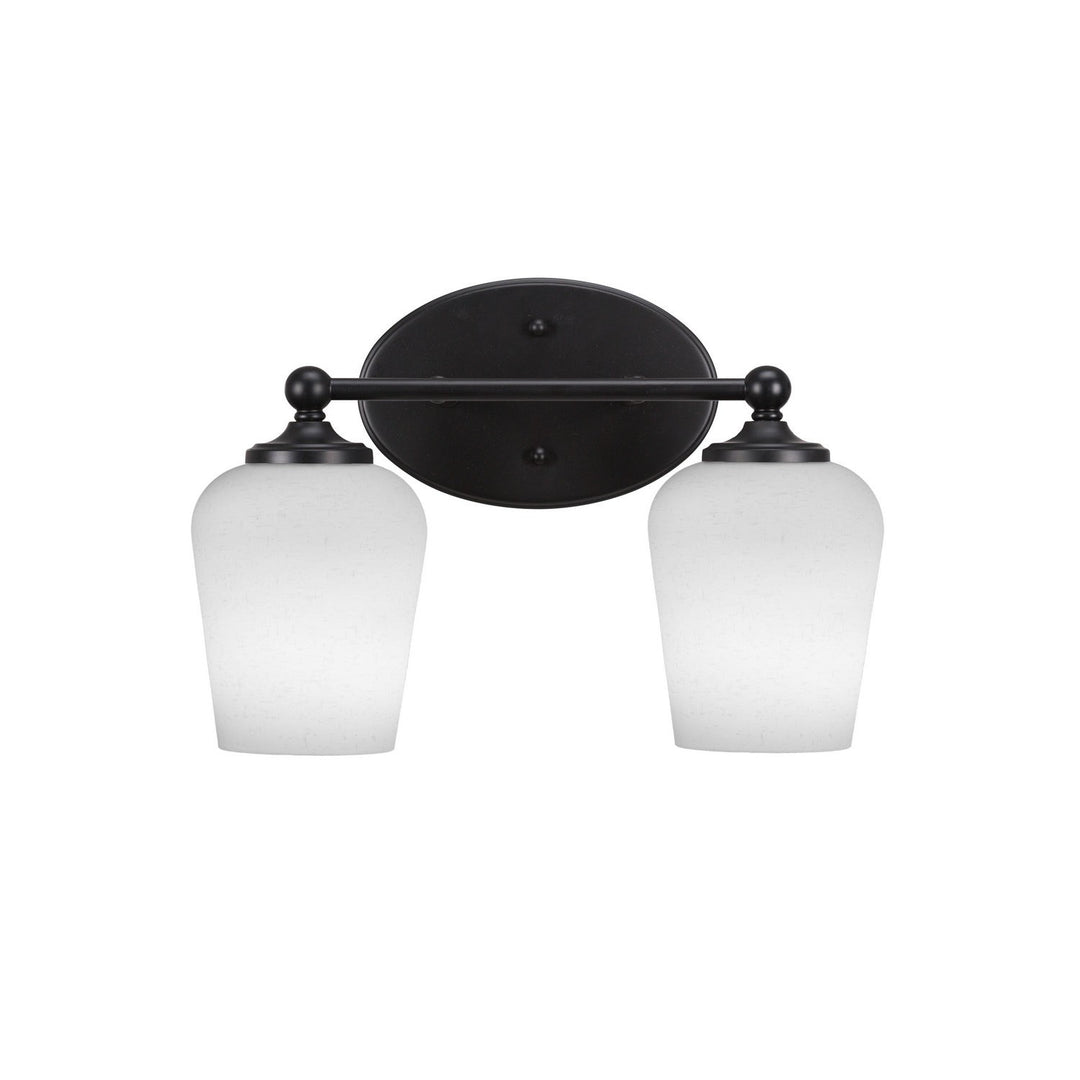 Toltec Capri 5912-mb-211 Bath Vanity Light 16 in. wide - Matte Black