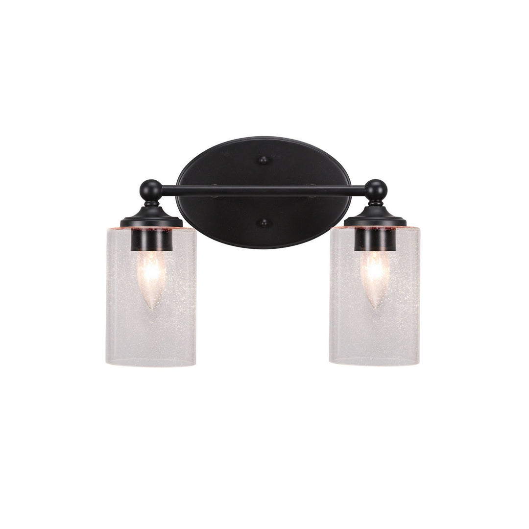 Toltec Capri 5912-mb-300 Bath Vanity Light 13 in. wide - Matte Black