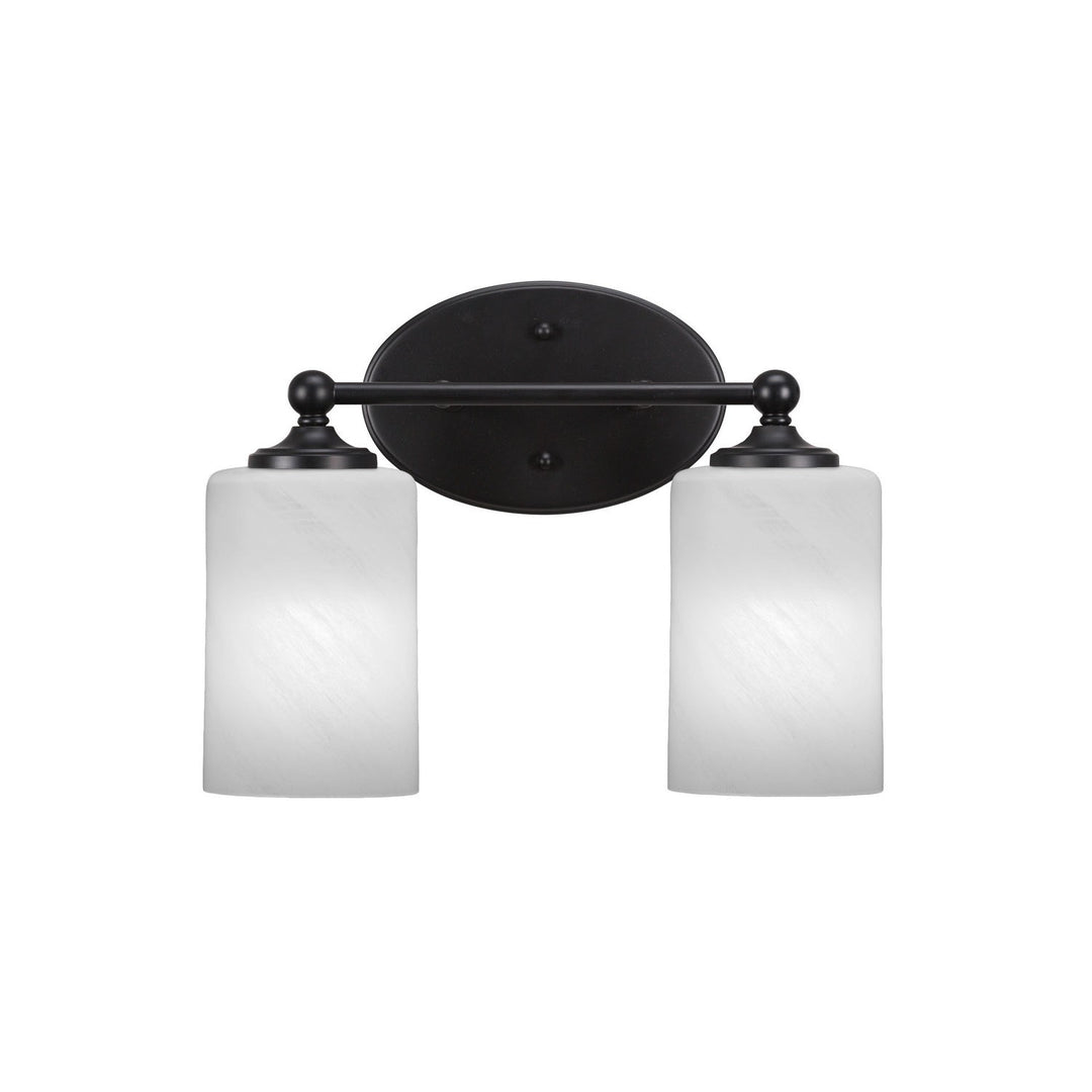 Toltec Capri 5912-mb-3001 Bath Vanity Light 13 in. wide - Matte Black