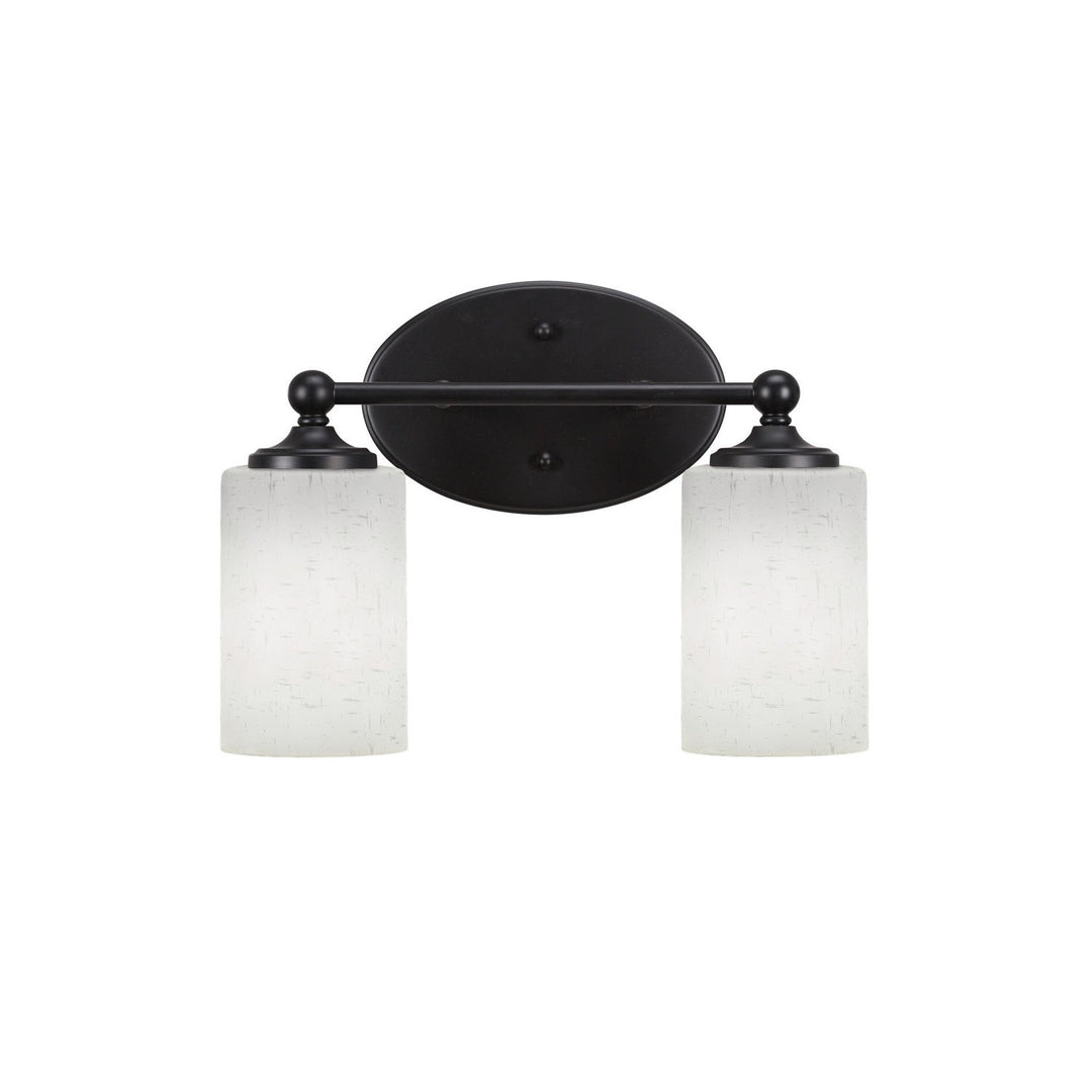 Toltec Capri 5912-mb-310 Bath Vanity Light 13 in. wide - Matte Black