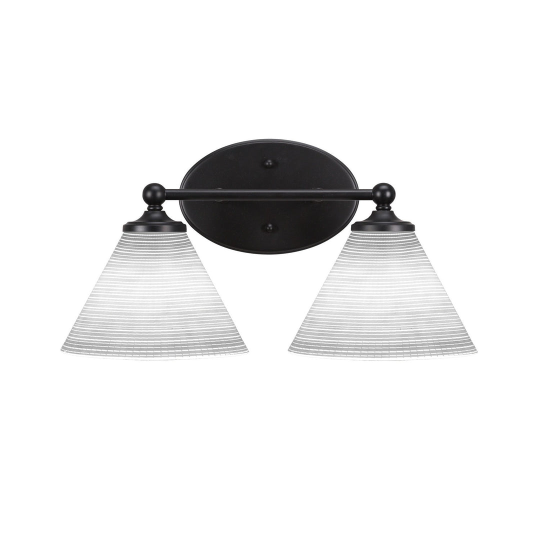 Toltec Capri 5912-mb-4051 Bath Vanity Light 16 in. wide - Matte Black