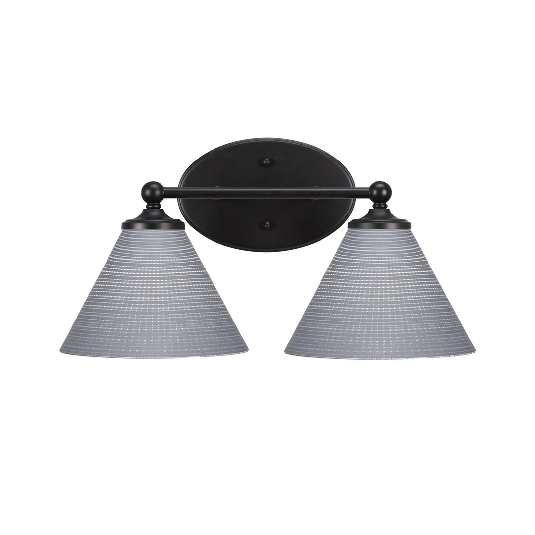 Toltec Capri 5912-mb-4052 Bath Vanity Light 16 in. wide - Matte Black