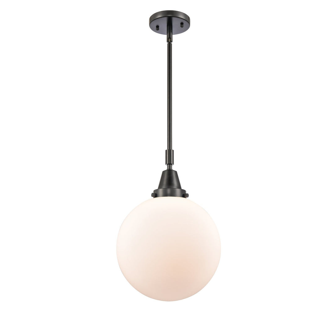 Innovations Caden 447-1S-BK-G201-10-LED Pendant Light - Matte Black