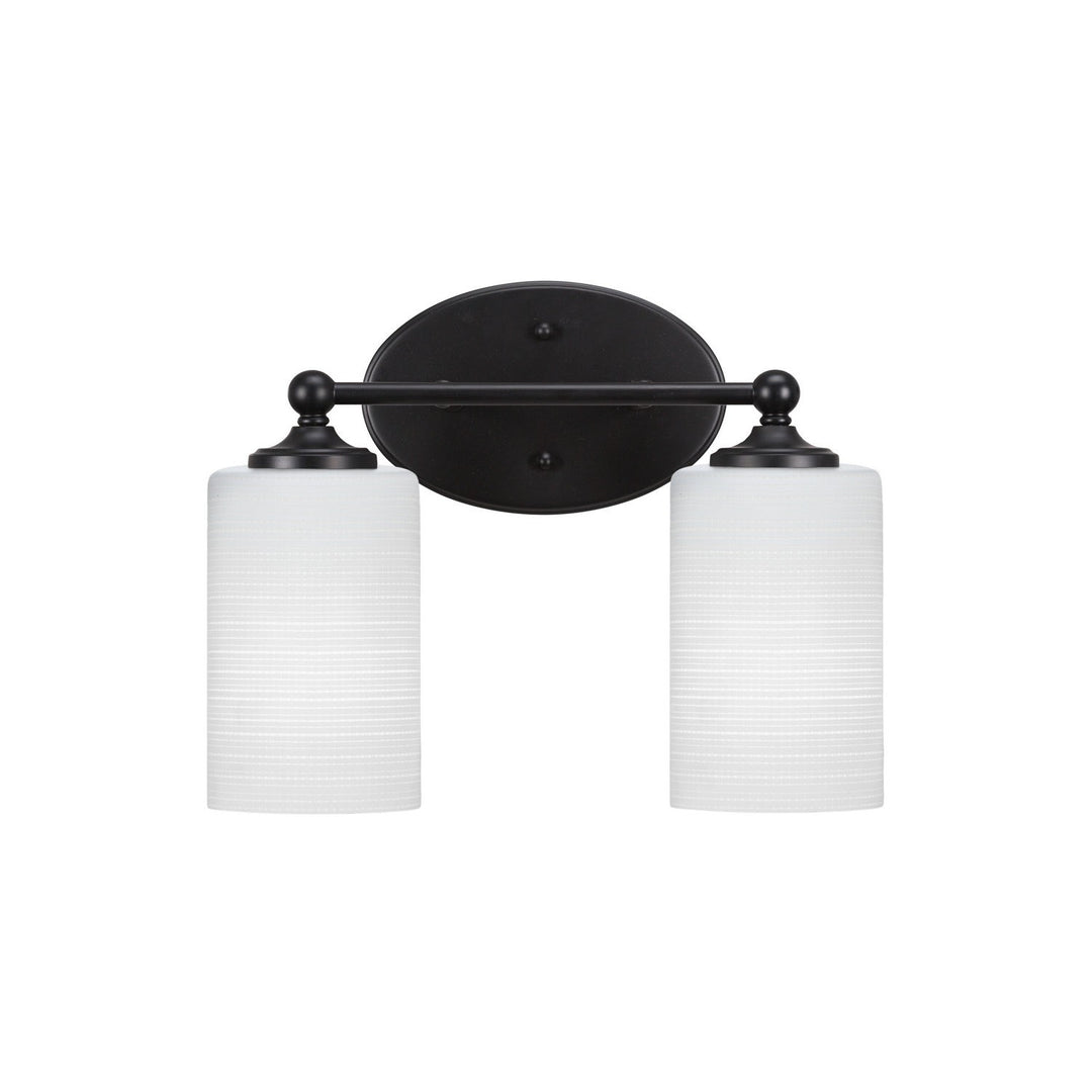 Toltec Capri 5912-mb-4061 Bath Vanity Light 14 in. wide - Matte Black