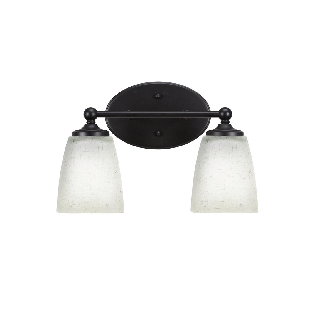 Toltec Capri 5912-mb-460 Bath Vanity Light 14 in. wide - Matte Black