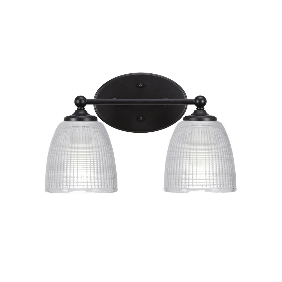 Toltec Capri 5912-mb-500 Bath Vanity Light 14 in. wide - Matte Black