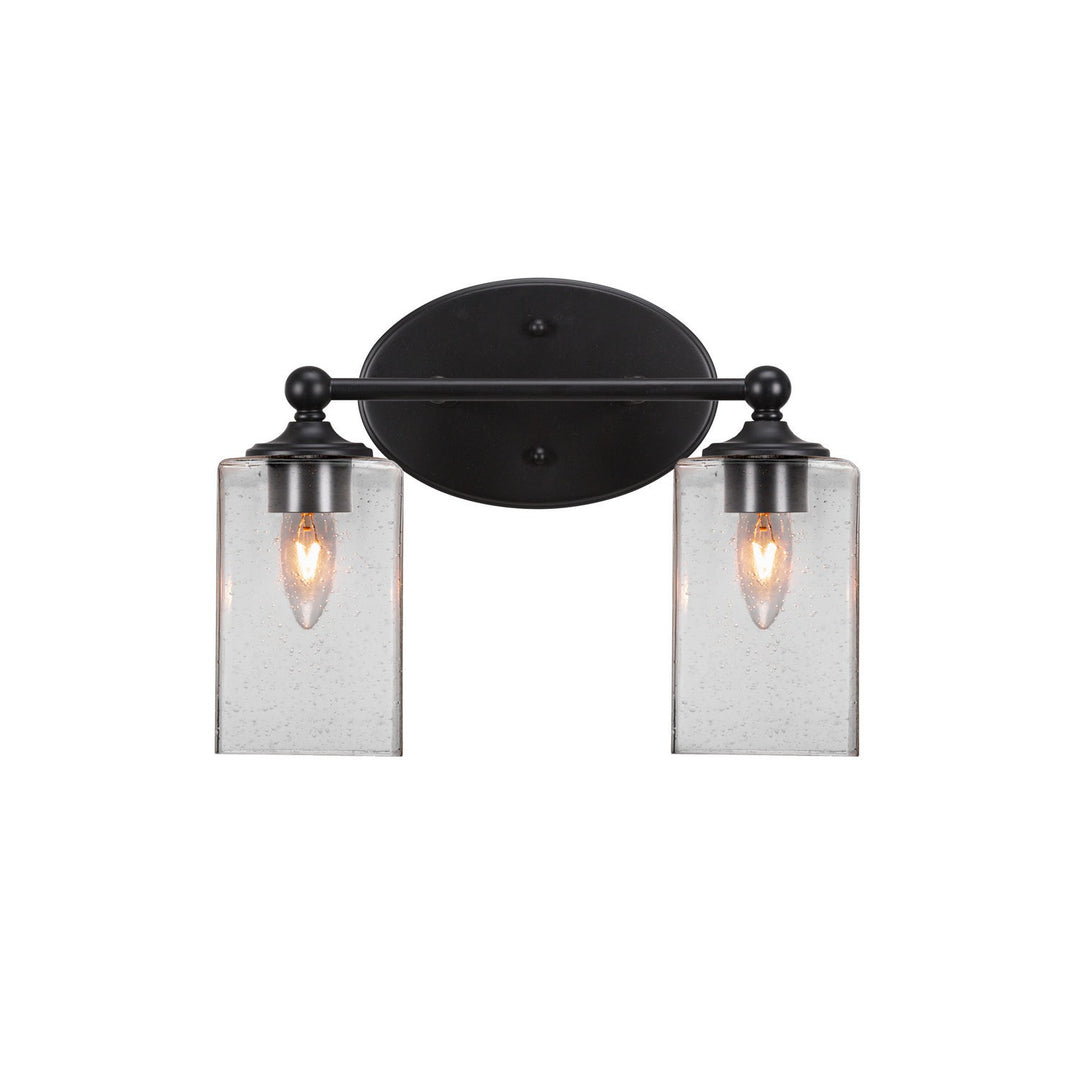 Toltec Capri 5912-mb-530 Bath Vanity Light 13 in. wide - Matte Black