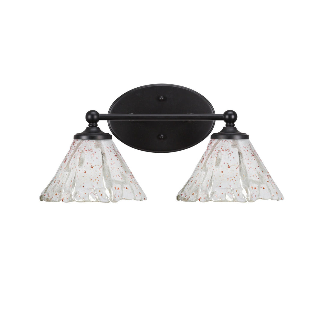 Toltec Capri 5912-mb-7195 Bath Vanity Light 16 in. wide - Matte Black