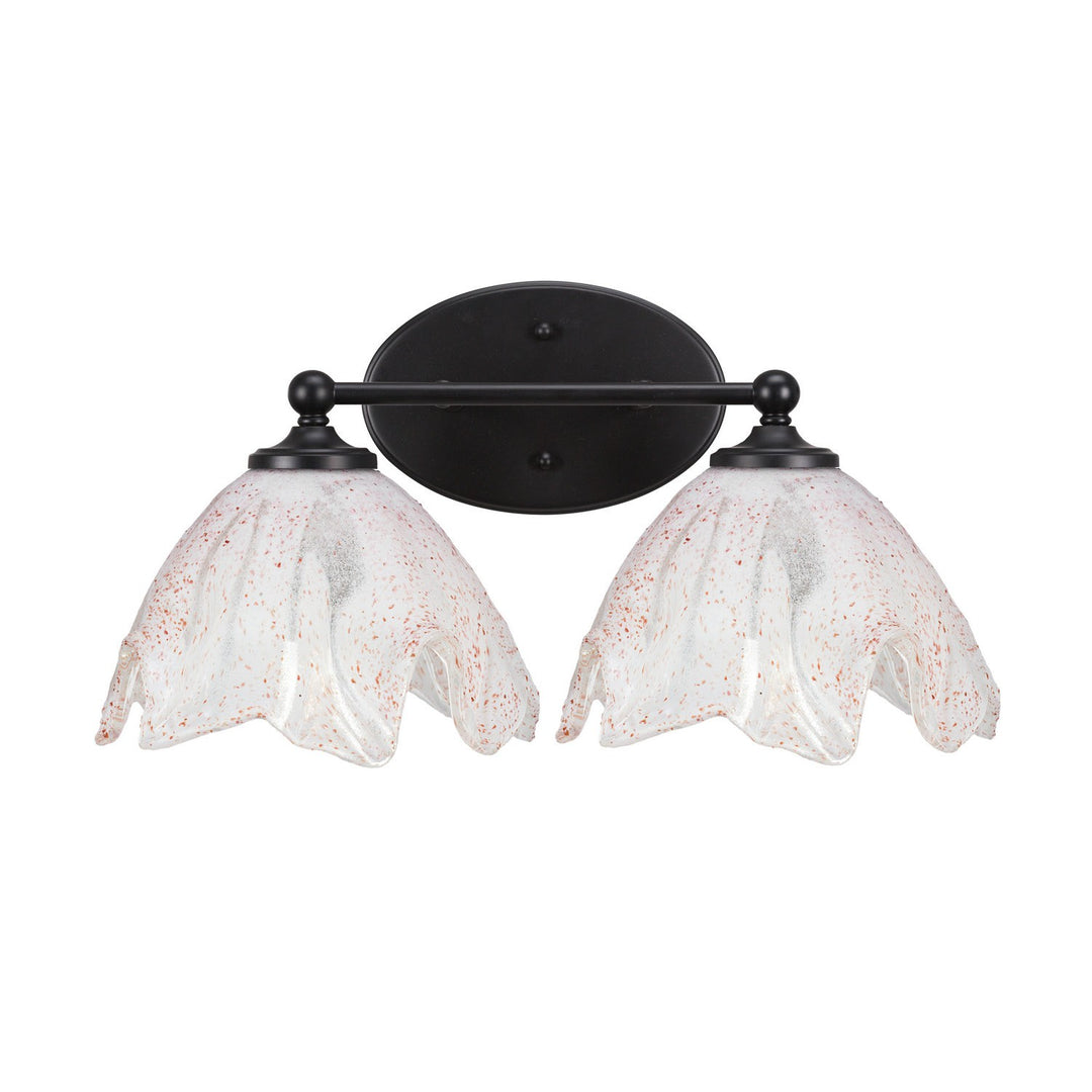 Toltec Capri 5912-mb-759 Bath Vanity Light 16 in. wide - Matte Black