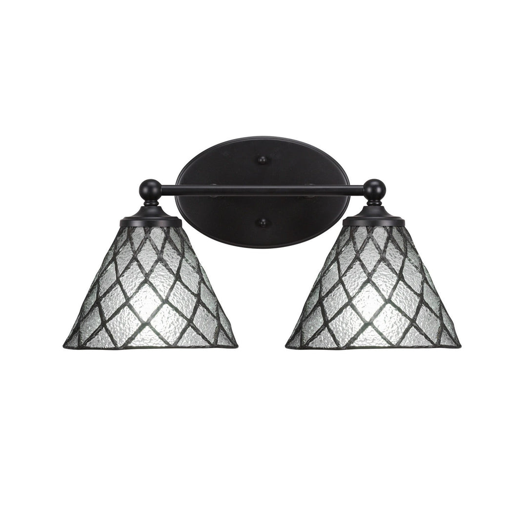 Toltec Capri 5912-mb-9185 Bath Vanity Light 16 in. wide - Matte Black