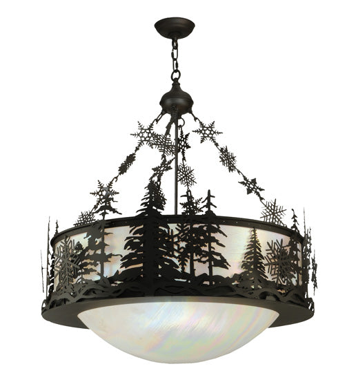 Meyda Tiffany Snowflake 125730 Pendant Light - Oil Rubbed Bronze