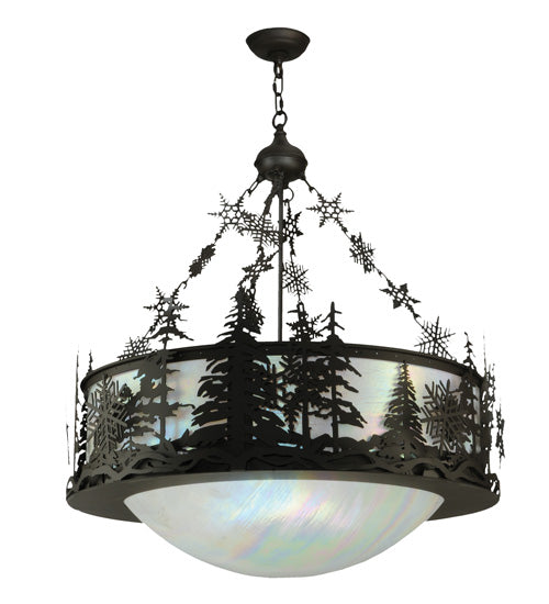 Meyda Tiffany Snowflake 125730 Pendant Light - Oil Rubbed Bronze