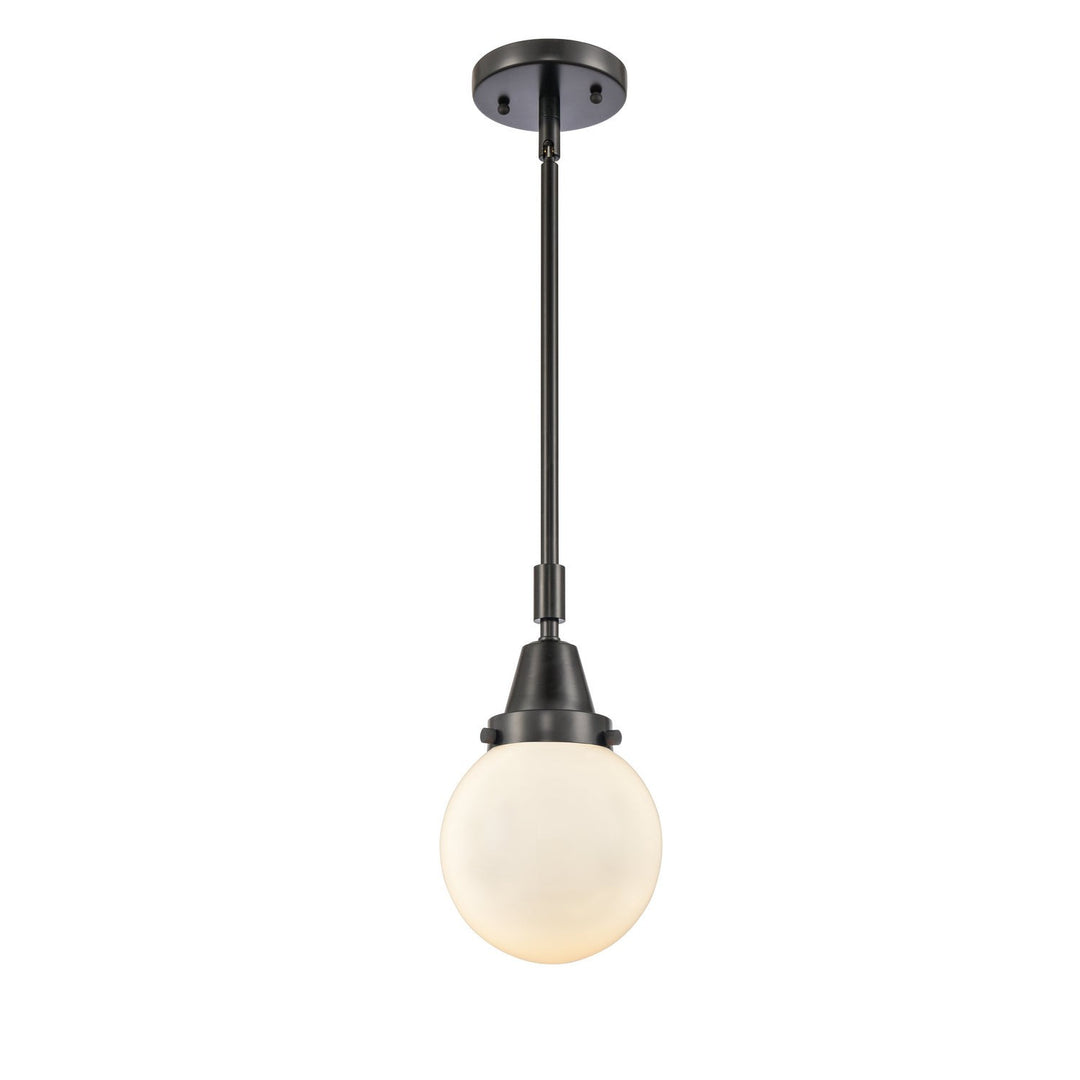 Innovations Caden 447-1S-BK-G201-6-LED Pendant Light - Matte Black