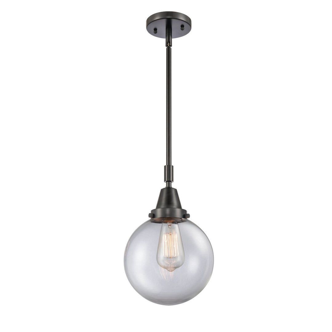 Innovations Caden 447-1S-BK-G202-8-LED Pendant Light - Matte Black