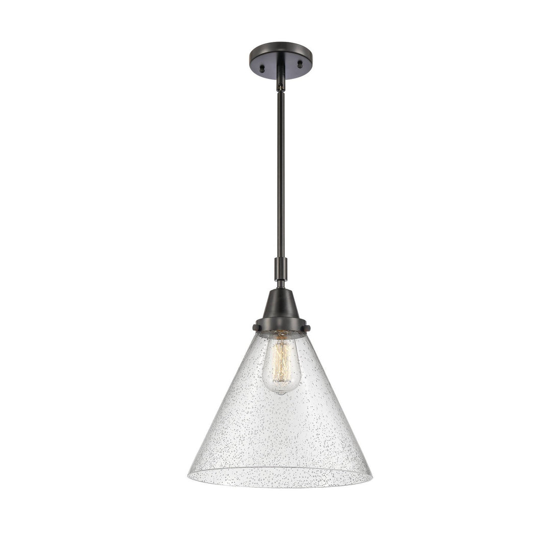 Innovations Caden 447-1S-BK-G44-L-LED Pendant Light - Matte Black