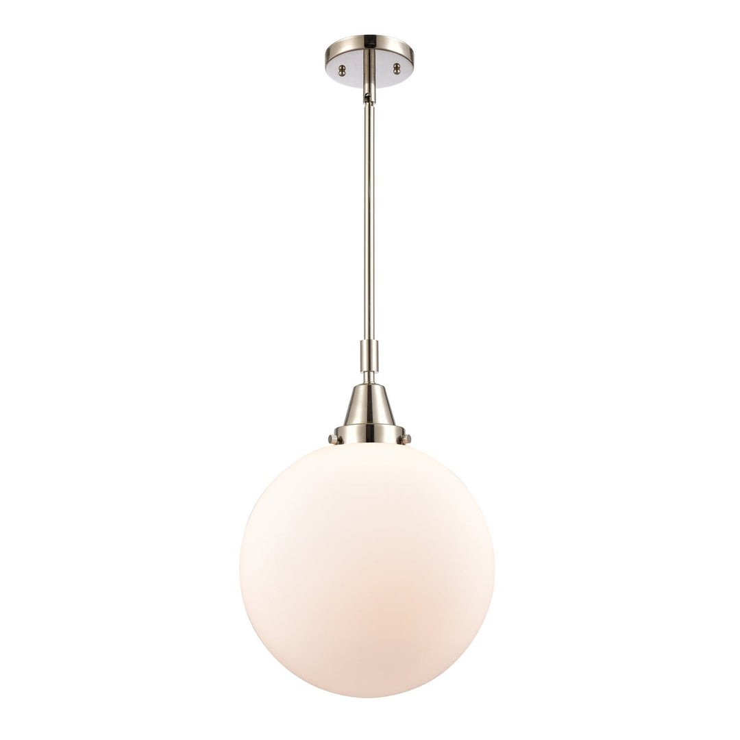 Innovations Caden 447-1S-PN-G201-12-LED Pendant Light - Polished Nickel