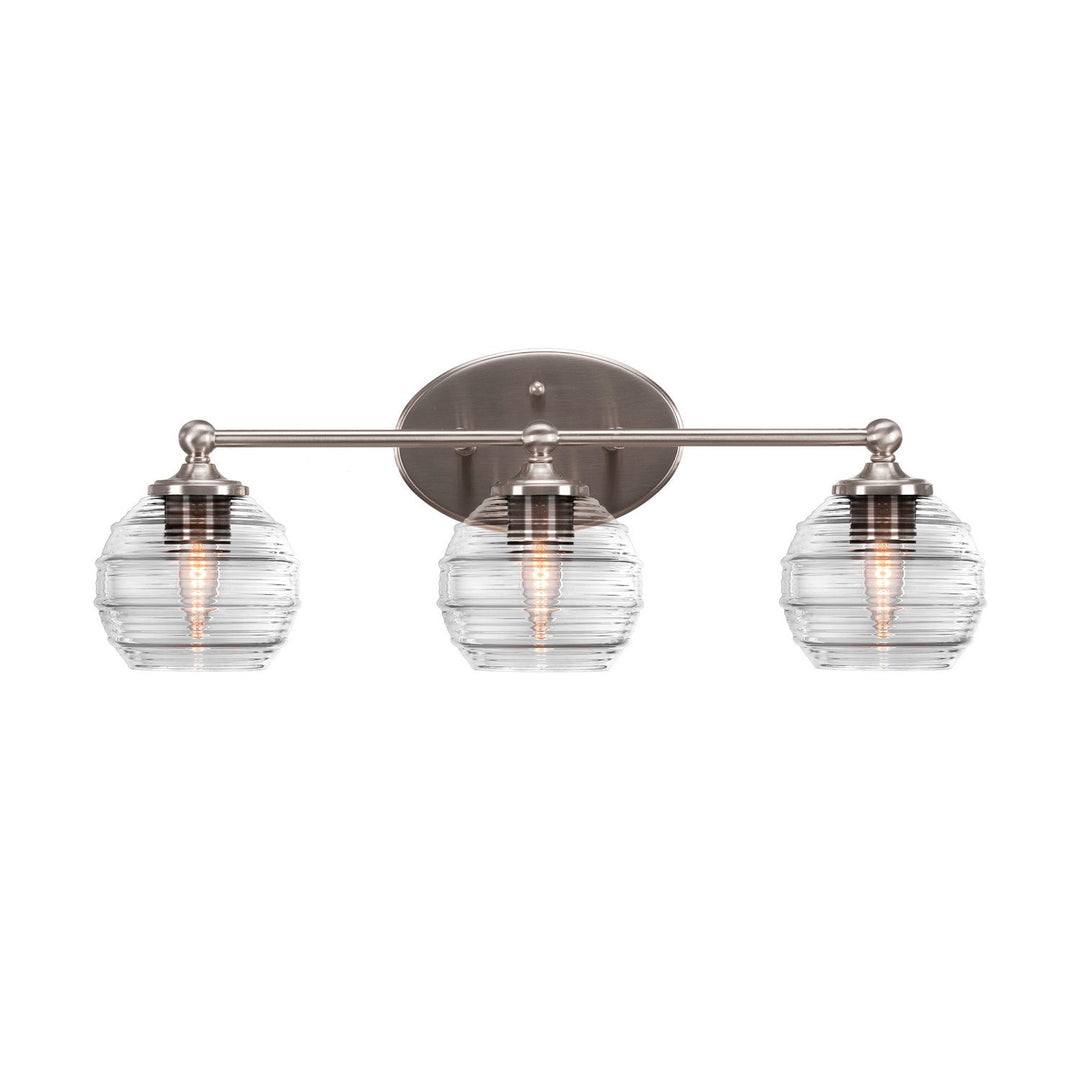 Toltec Capri 5913-bn-5110 Bath Vanity Light 23 in. wide - Brushed Nickel