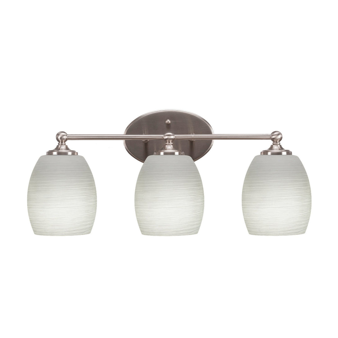 Toltec Capri 5913-bn-615 Bath Vanity Light 22 in. wide - Brushed Nickel
